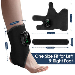 MOAJAZA Heated Ankle Wrap keeps feet warm during use.