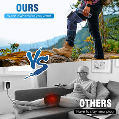 MOAJAZA knee massager with vibration modes for targeted comfort