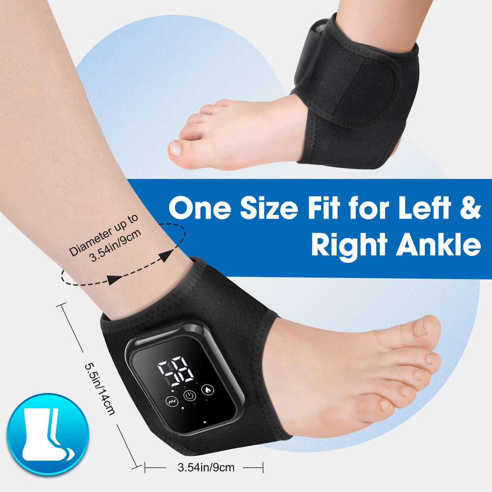 MOAJAZA ankle wrap worn during activity demonstrates hands-free portability