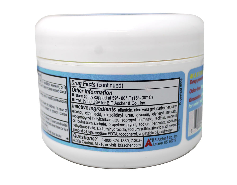 Mobisyl cream demonstrates greaseless texture for quick absorption.