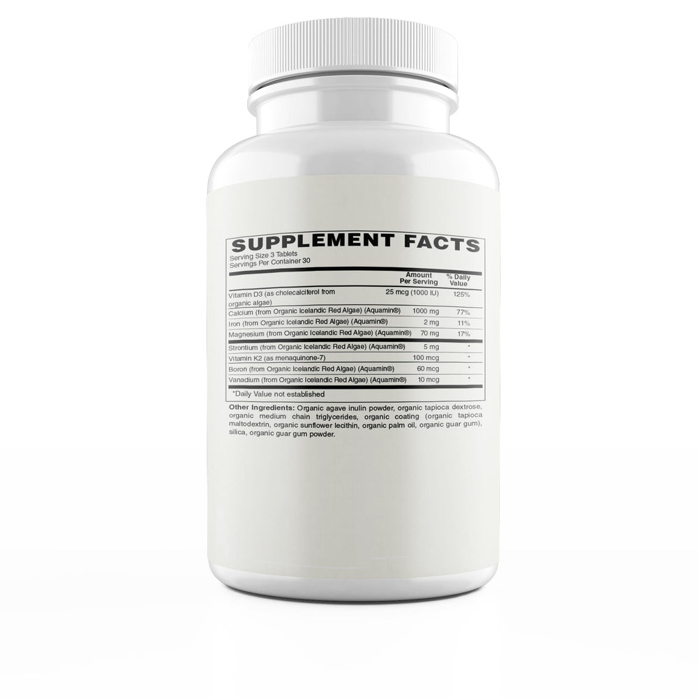 Aquamin Icelandic algae matrix, mineral-rich supplement for calcium