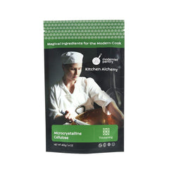 Modernist Pantry Pure MCC powder bottle label highlights kosher-certified quality for safe cooking