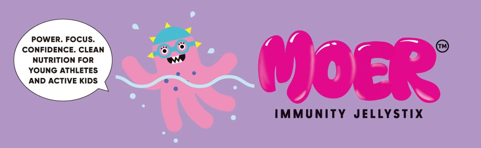 MOER Immunity JellyStix created by food scientist moms for everyday routines