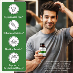 Mohebi Life saw palmetto ingredient image for natural hair support.