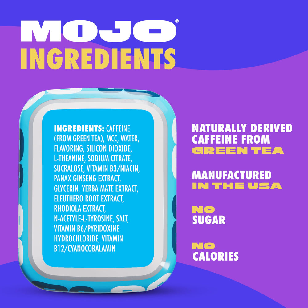 MOJO Energy Pouches 75-pouch supply for flexible energy.