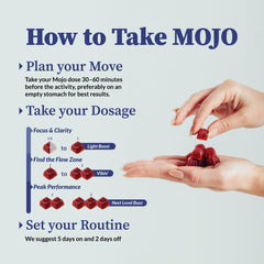 Mojo Focus Gummies blueberry lavender flavor close-up signals enjoyable daily routine.