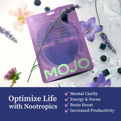 Mojo Focus Gummies ginger root highlight supports digestive balance and focus.