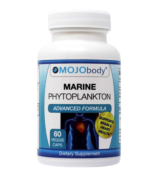 MOJObody marine phytoplankton bottle for daily nutrient support