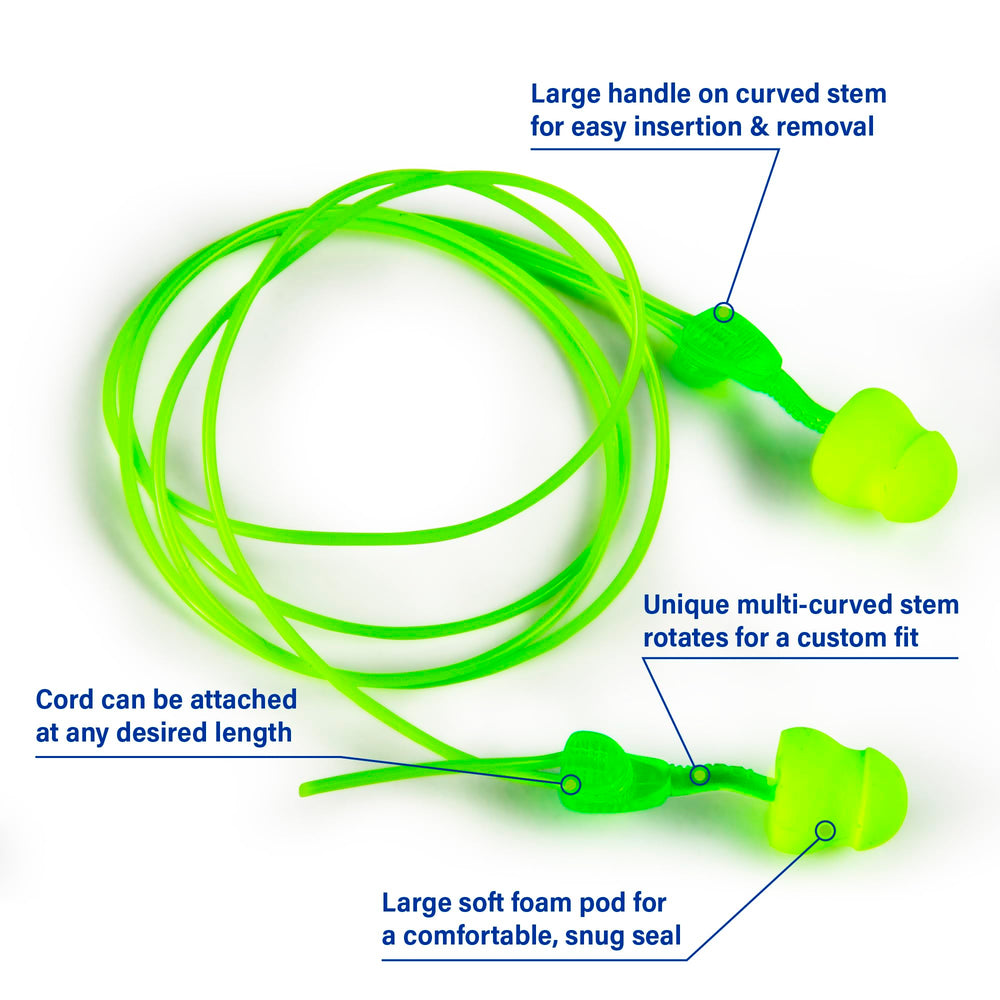 Glide Moldex PlugStation dispenser for easy access.