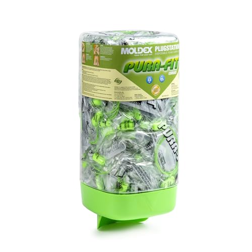 Moldex Pura-Fit bagged earplugs ready for daily use.
