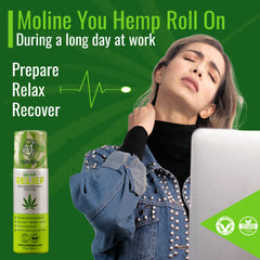 Moline You roll-on knees for daily joint comfort.