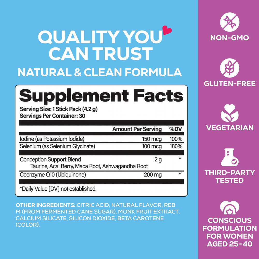MOLO Conception packaging emphasizes vegetarian, gluten-free, non-GMO ingredients for clean nutrition