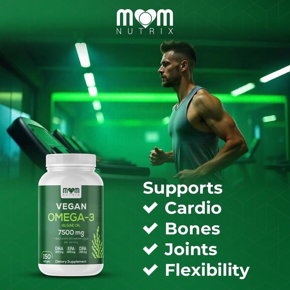 MOM NUTRIX heart-brain-eye benefits symbol representing wellness