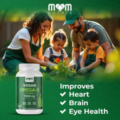 MOM NUTRIX sustainably sourced packaging emphasizing organic origin
