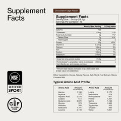Momentous Essential Grass-Fed Whey dissolves smoothly in water.