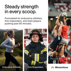 Momentous Fuel mix in water demonstrates easy hydration mid-workout.