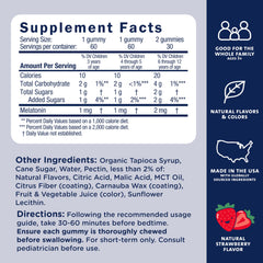 Nutrition label highlights no artificial colors or flavors and gelatin free