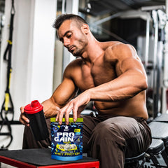 MO4T ProGainz digestive enzymes scoop highlighting easier digestion and absorption.