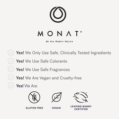 MONAT IR bottle-pour showcases elegant use of the supplement.