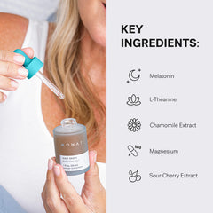 MONAT Sleep Drops herbal blend image featuring chamomile lavender and valerian notes