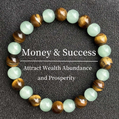 money-feng-shui-bracelet-wrist-wear shows the unisex design on the wrist for daily use