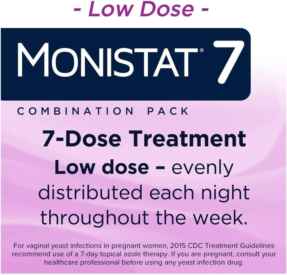 Monistat 7 applicator set ready for daily vaginal administration