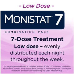 Monistat external itch relief cream offering soothing topical relief.