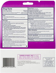 Usage guide illustration for Monistat 7-Day Treatment application.