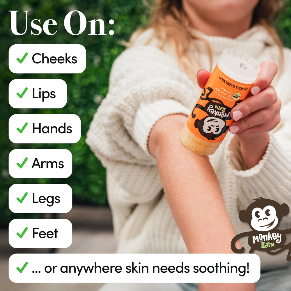 Monkey Balm diaper rash care for little ones with soothing ingredients