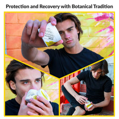 After-trail use of Monkey Movement cream providing soothing relief.