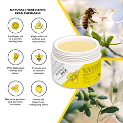 Barrier application image of Monkey Movement cream forming a protective layer on skin.