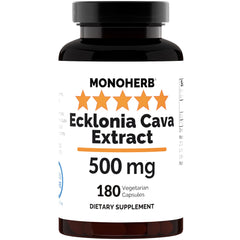 MONOHERB Ecklonia Cava bottle shows pure extract for daily wellness support