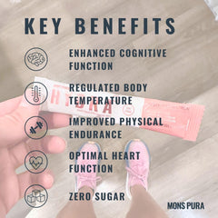 Mons Pura Hydra Watermelon measuring spoon with quick mix convenience