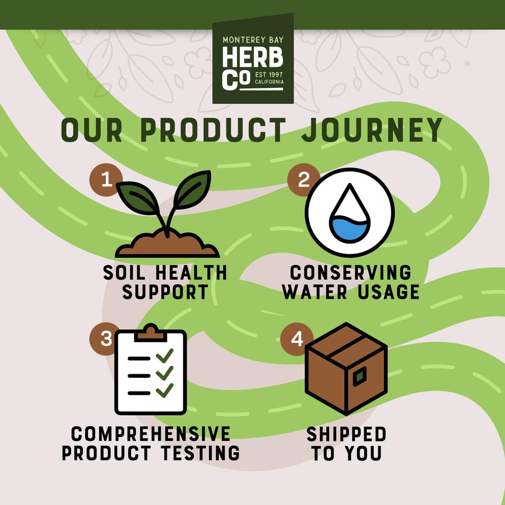 MONTEREY BAY HERB CO Pau D'Arco inner bark closeup highlighting natural sourcing.