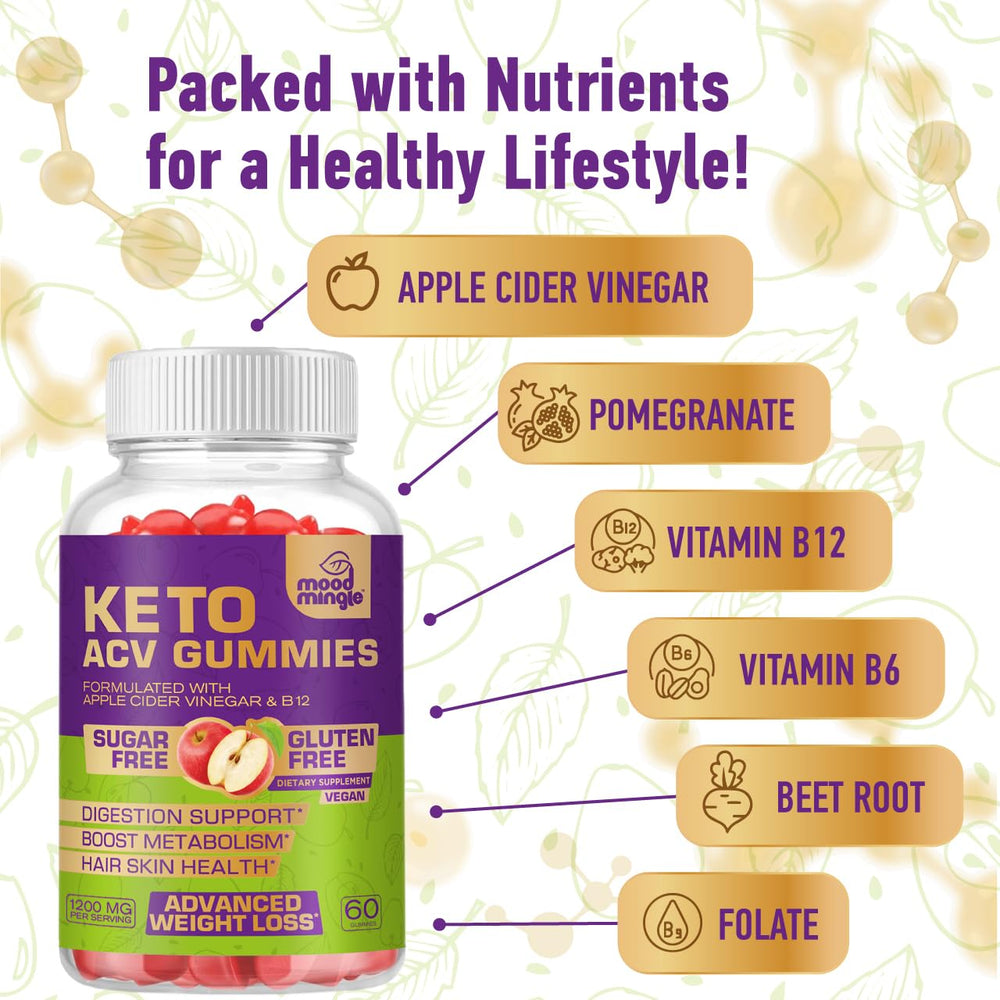 Mood Mingle Keto ACV Gummies gluten-free symbol signals dietary compatibility.