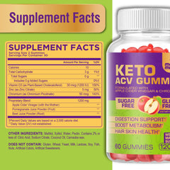 Mood Mingle Keto ACV Gummies lifestyle shot with a user taking a gummy.
