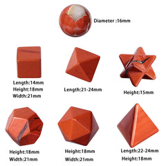 mookaitedecor tetrahedron red jasper enhances focus and calm
