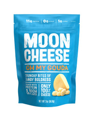 Moon Cheese Bites White Chedda bag offers a creamy texture with calcium-rich bites