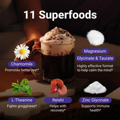 Two-jar MoonBrew Nighttime packaging shown for extended sleep-support options.