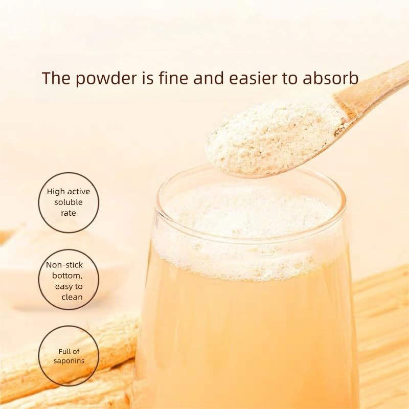MOORCHOCO ginseng powder baking shot highlights subtle flavor enhancement.