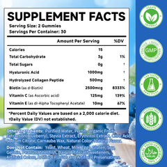 MOORGUMY Blueberry-flavored gummies closeup highlights tasty, convenient supplementation.