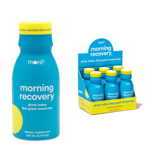More Labs Morning Recovery DHM bottle front highlighting hydration support