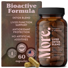 More. Liver Cleanse bottle – daily liver support with a clean, extract-based formula.