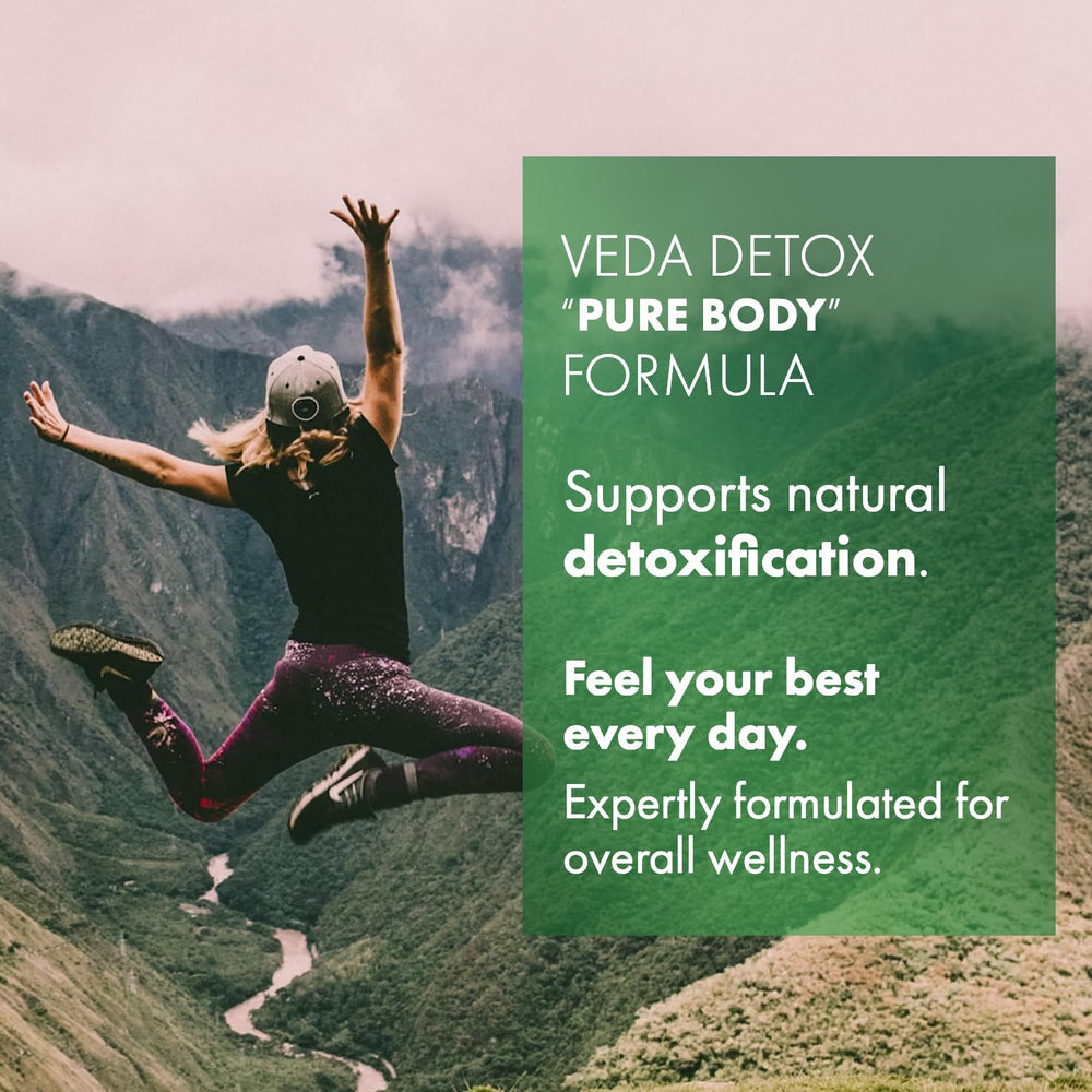MoreLife Market Veda Detox packaging shows organic, filler-free formulation for pure wellness.
