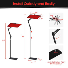 Morfone Advanced red-light lamp with protective glasses for safe sessions.