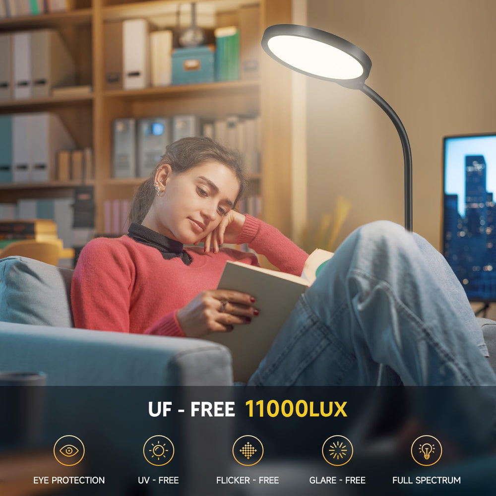 Morfone Light Therapy Lamp 360-degree neck for versatile lighting
