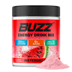 Ingredients emphasis antioxidants and vegan formula in Morning Buzz powder