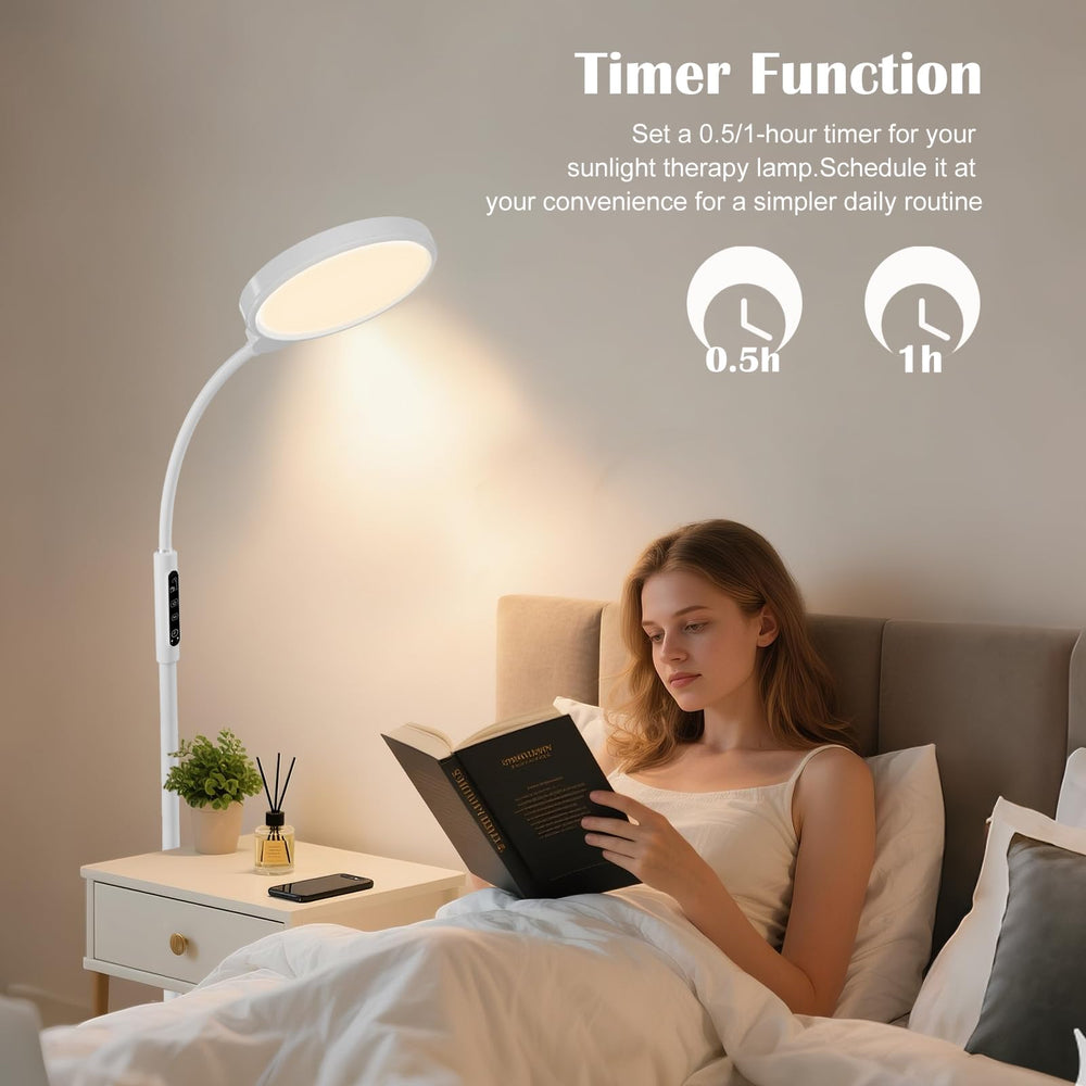 Morpholife energy-efficient daylight lamp for home or office.