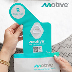 Conducive gel tubes from Motive Knee Therapy Kit for reliable conductivity
