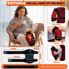 MOTUSANA therapy device suitable for elbows and shoulders for versatile use.